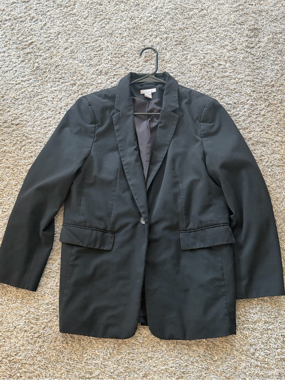 H&M Black Single-Button Women's Blazer